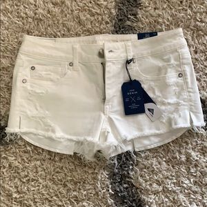 American Eagle White Jean Shorts 🦅